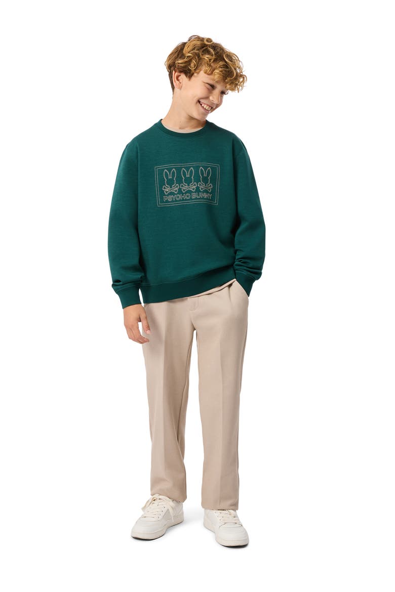 Kids' Tacoma Stitch Sweatshirt, Alternate, color, SEA MOSS