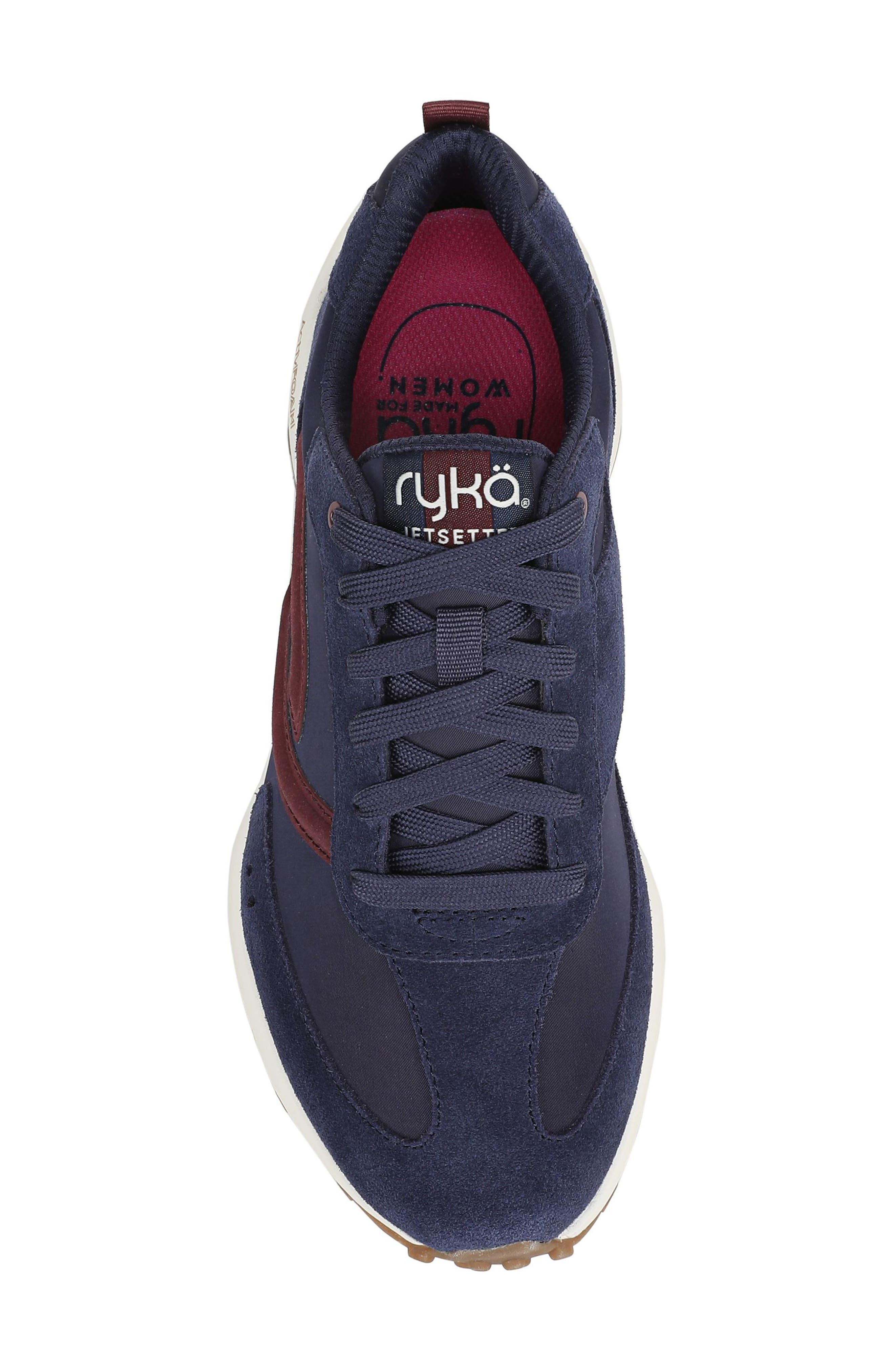 Jetsetter Walking Shoe, Alternate, color, ACADEMY BLUE/ BERRY