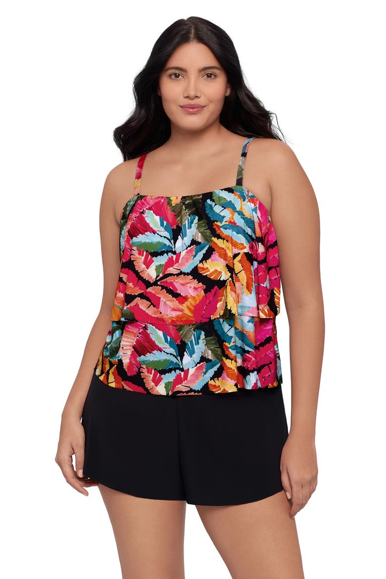 Roxy Swim Romper, Main, color, Vintage Jungle