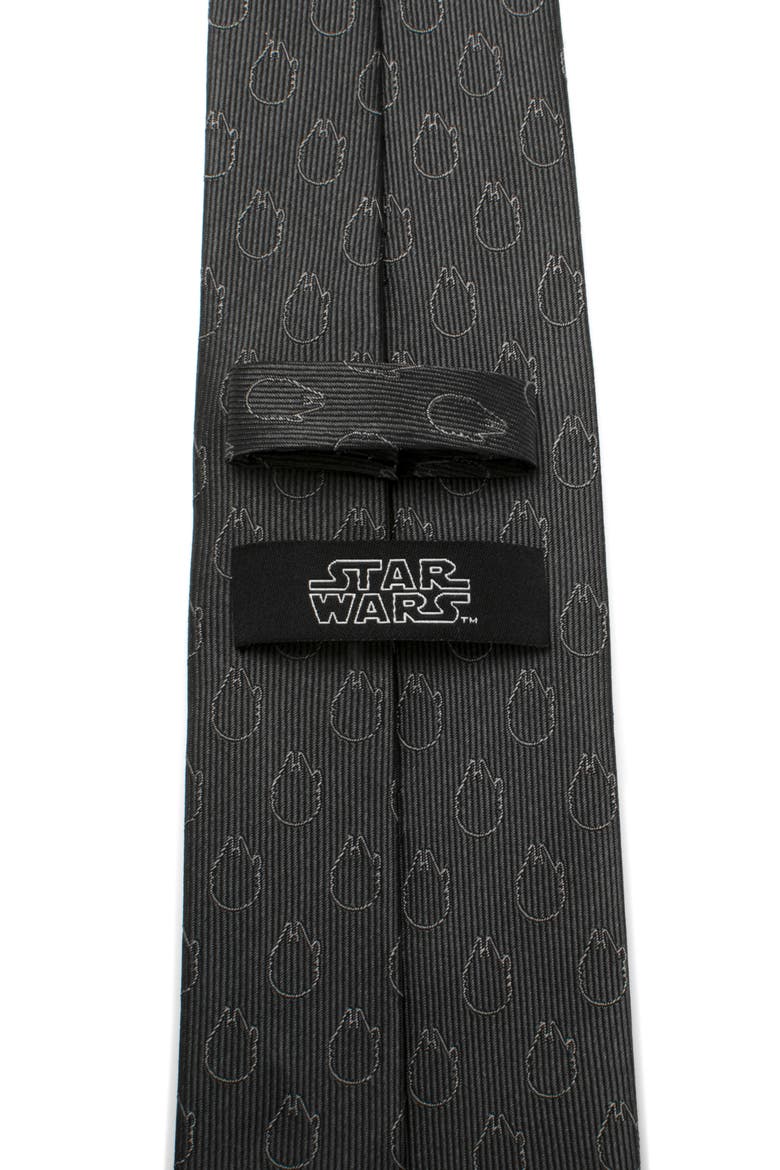 Cufflinks, Ic. Star Wars™ - Rebel Force Silk Tie, Alternate, color, GREY