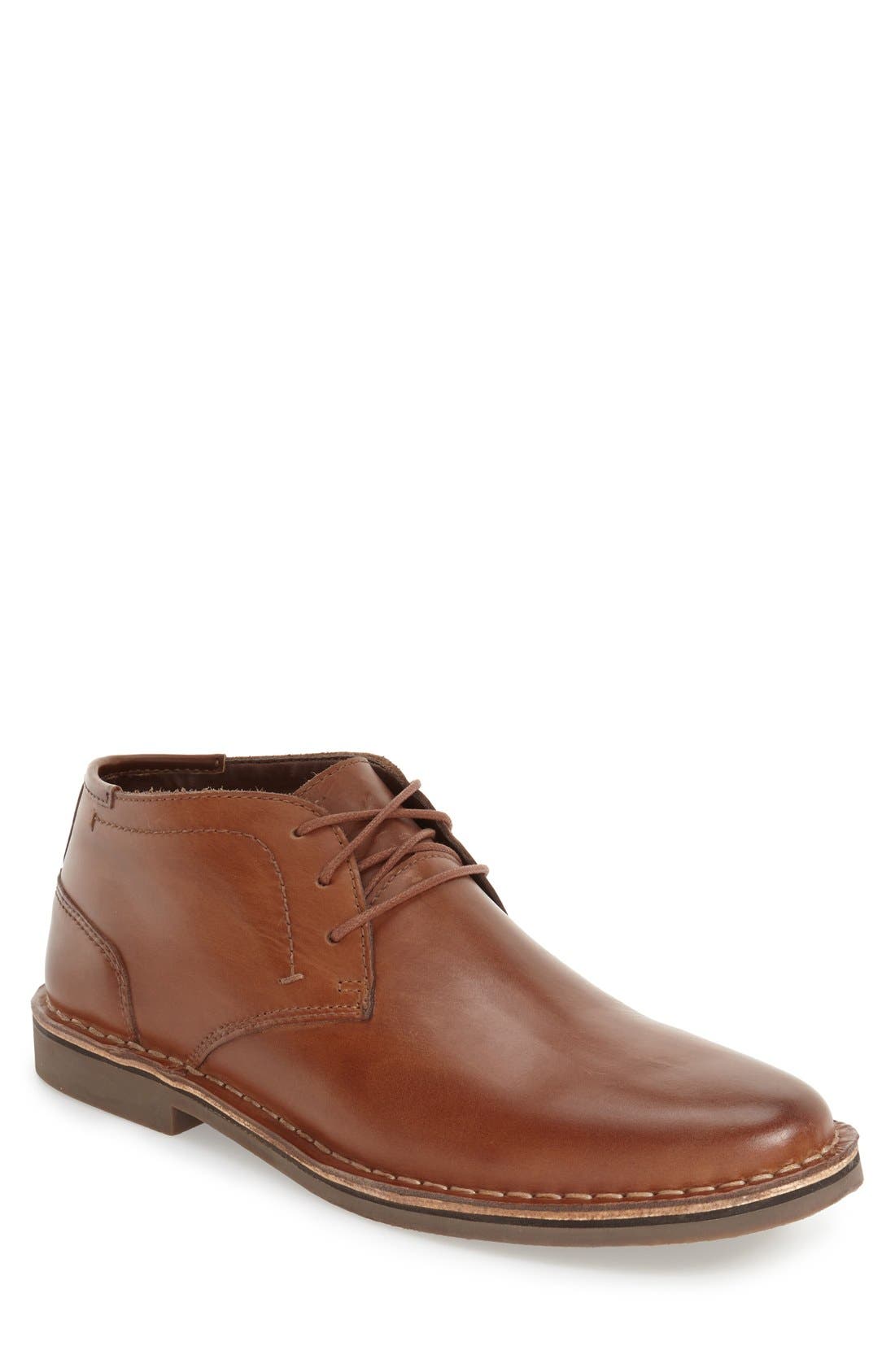'Desert Sun' Chukka Boot, Main, color, TAN LEATHER