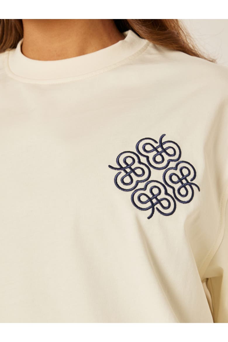 Be The Ace Crew Neck Oversized T-Shirt, Alternate, color, Off-white
