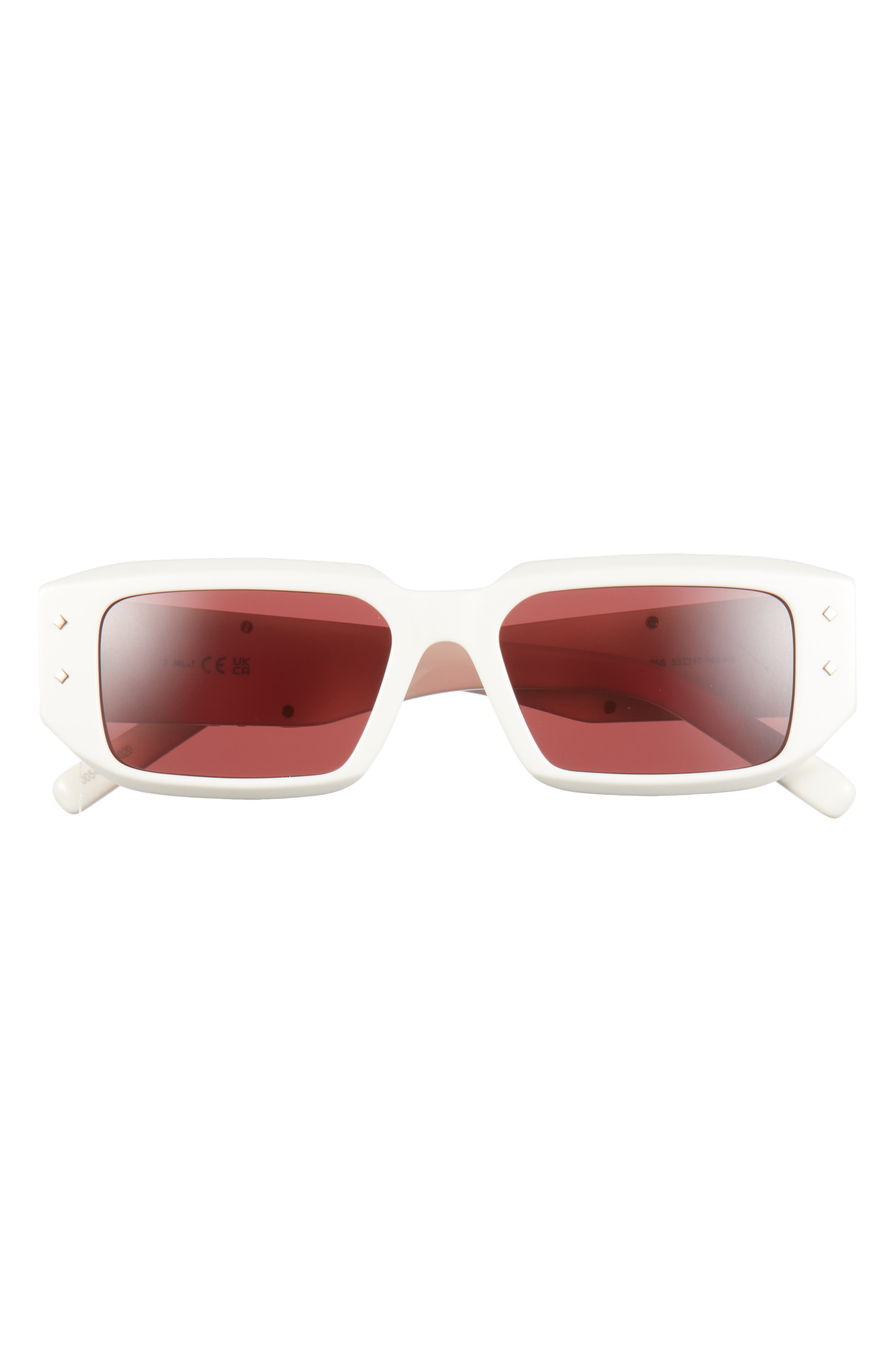 MCM 53mm Rectangular Sunglasses