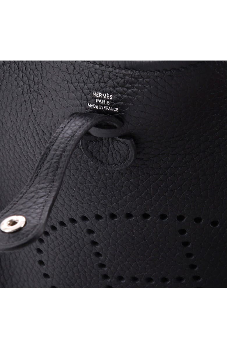 Pre-Owned Hermes Long Strap Evelyne Bag Clemence TPM, Alternate, color, Noir