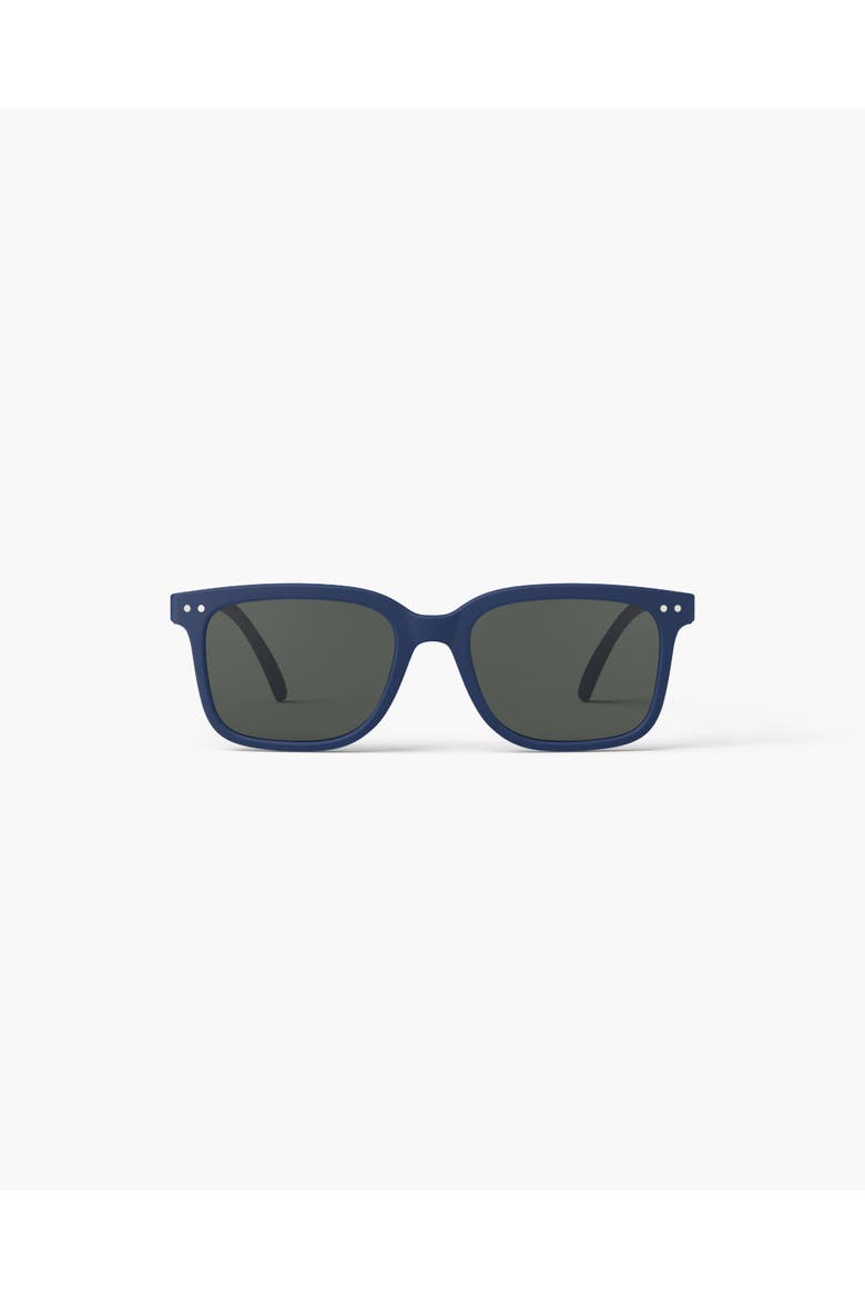 #L 54mm Rectangular Sunglasses, Main, color, Navy Blue