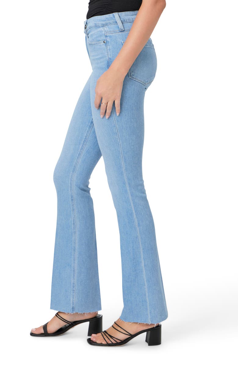 PAIGE Manhattan Raw Hem Bootcut Jeans, Alternate, color, 