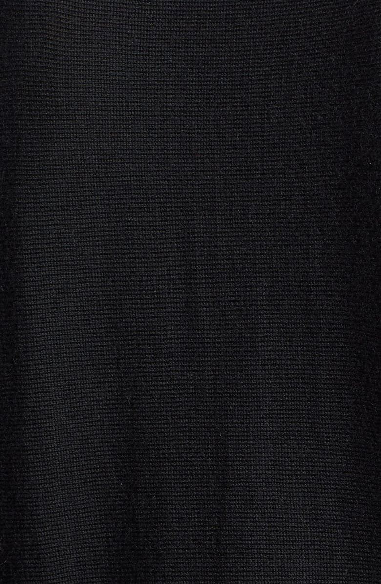 Eileen Fisher Ribbed Sleeve Merino V-Neck Tunic, Alternate, color, 