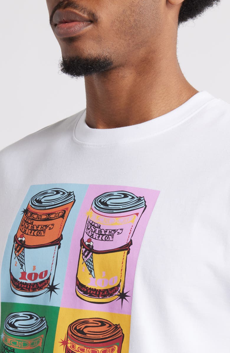 ICECREAM Warbucks Graphic T-Shirt, Alternate, color, White