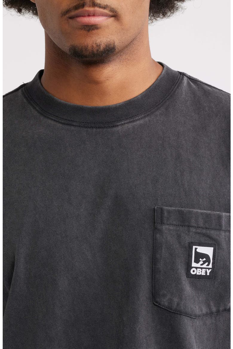 Post Pocket T-Shirt, Alternate, color, DUSTY BLACK LIMO