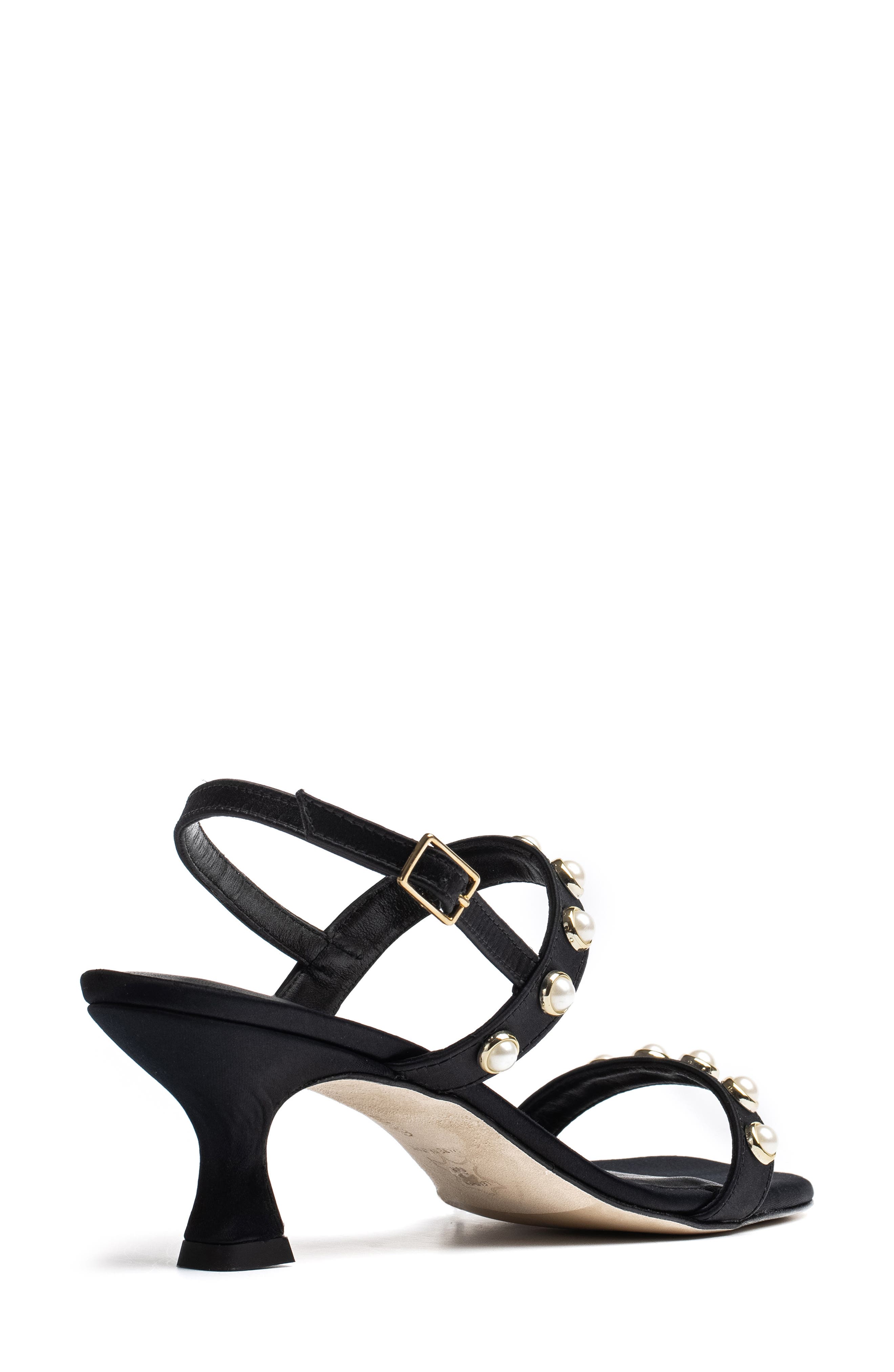 Jon Josef Carson Imitation Pearl Sandal, Alternate, color, 