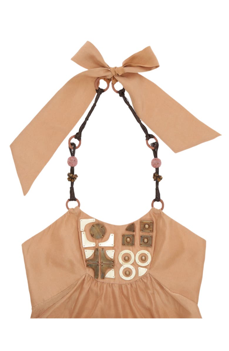 Fortela Anfitrite Degradé Silk Dress, Alternate, color, Multicolor