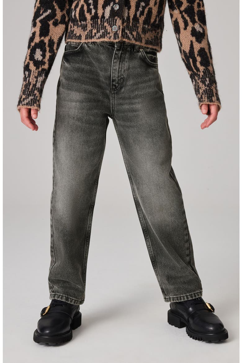 Kids' Straight Leg Jeans, Alternate, color, BLACK