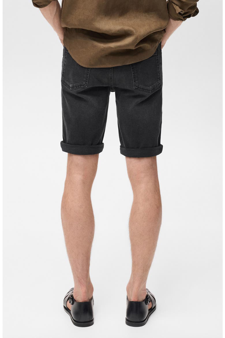 Denim Bermuda Shorts, Alternate, color, BLACK DENIM