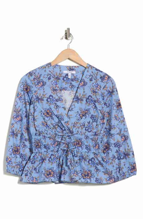 Derek Lam 10 Crosby Lilith Surplice Neck Top