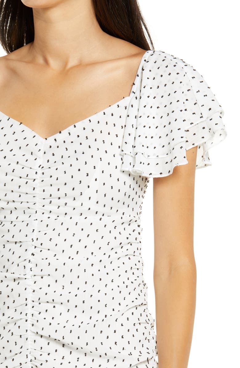 4SI3NNA Marley Ruched Minidress, Alternate, color, 