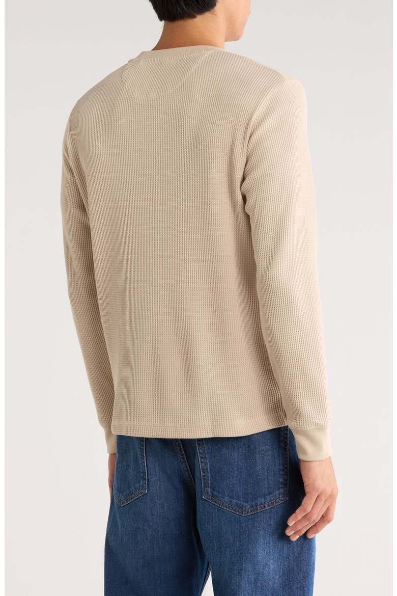 Waffle Stitch Crewneck T-Shirt, Alternate, color, NATURAL