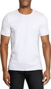 W.R.K Asher White Slub Stretch Cotton & Modal T-Shirt