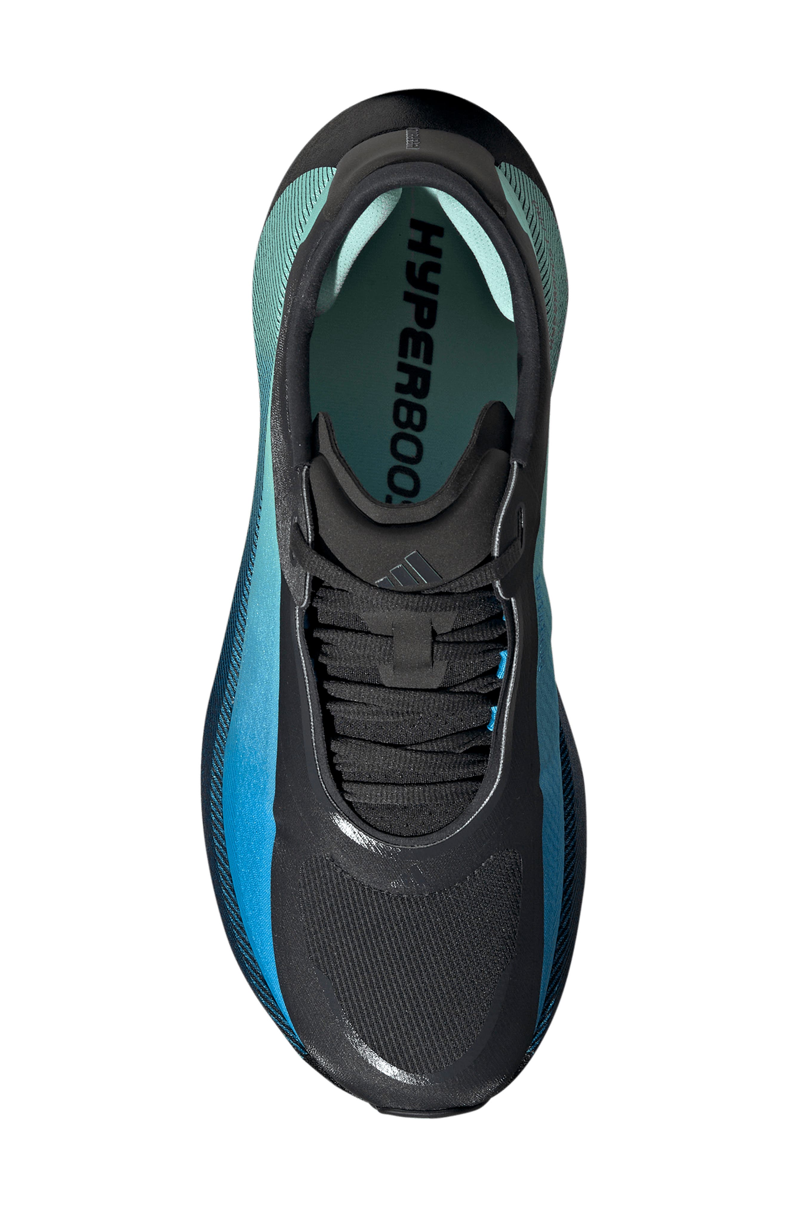 Hyperboost Edge Running Shoe, Alternate, color, CARBON/ GREY FIVE/ CLEAR MINT