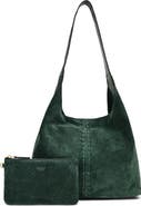 OLD TREND Hydrangea Genuine Leather Suede Classic Hobo Bag