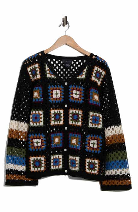 Forgotten Grace Crochet Square Cardigan