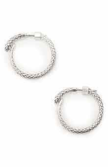AllSaints Serpent Hoop Earrings