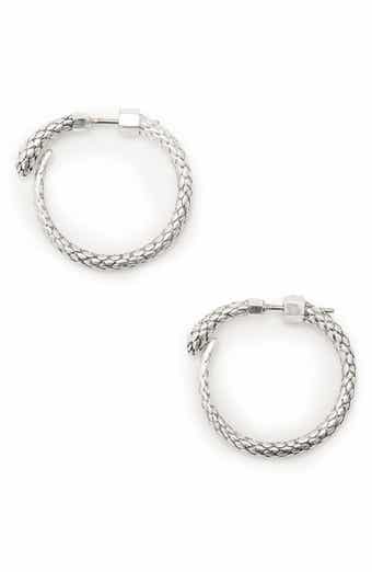 AllSaints Serpent Hoop Earrings