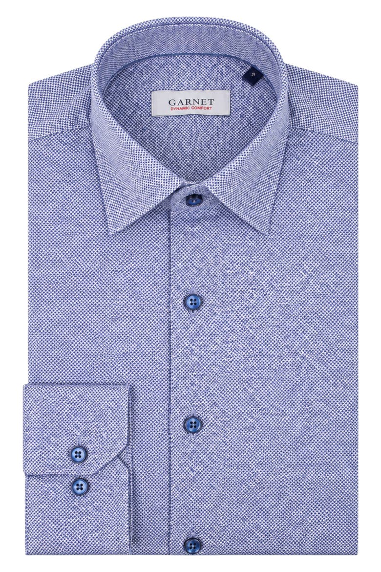 Horizon Supima® Cotton Performance Shirt, Alternate, color, NAVY