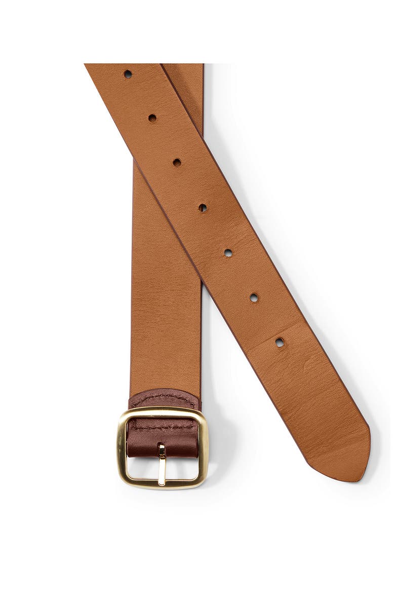 Reversible Denim Belt, Alternate, color, Brown/Cognac