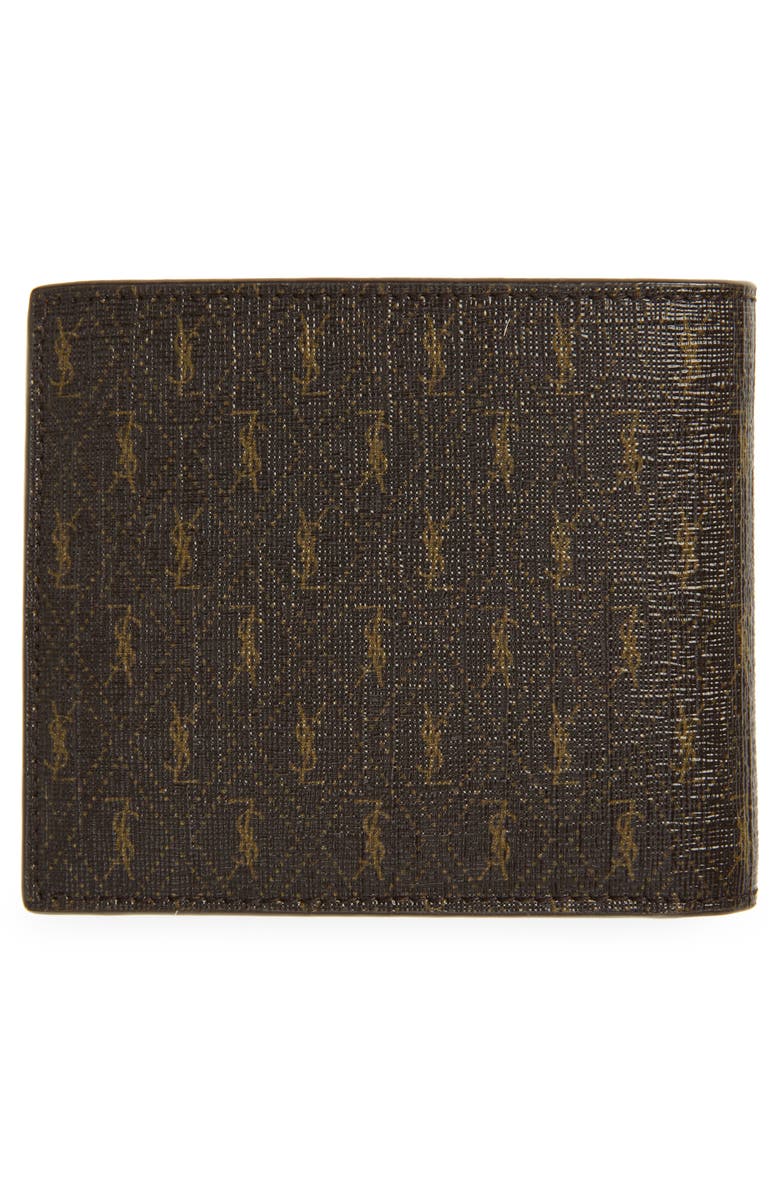 Saint Laurent East/West Monogram Bifold Wallet, Alternate, color,