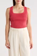 T Tahari Square Neck Tank