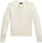 Polo Ralph Lauren Kids' Metallic Mini-Cable Cardigan