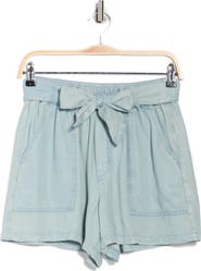 Young, Fabulous & Broke Atlanta Bow Tied Chambray Shorts