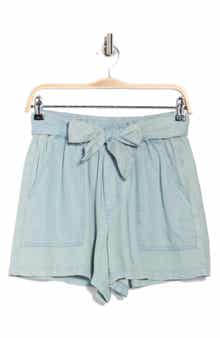 Young, Fabulous & Broke Atlanta Bow Tied Chambray Shorts