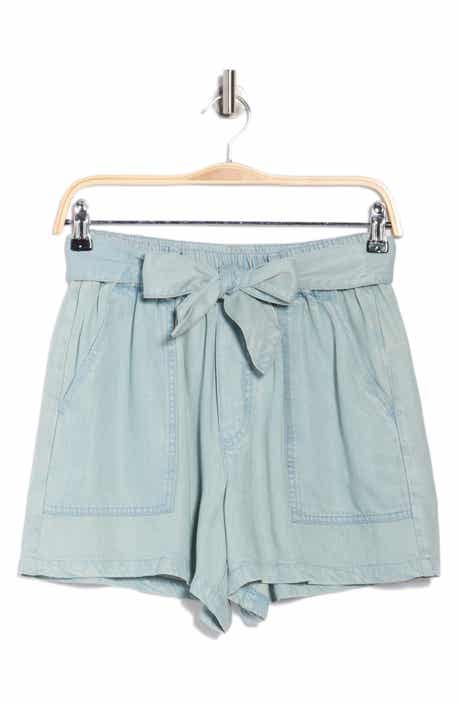 Young, Fabulous & Broke Atlanta Bow Tied Chambray Shorts