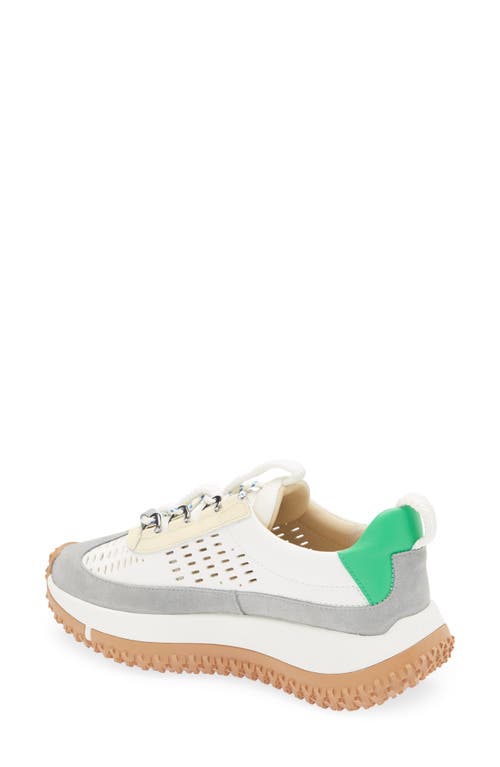 4ccccees Kapok Pinto Platform Sneaker In White