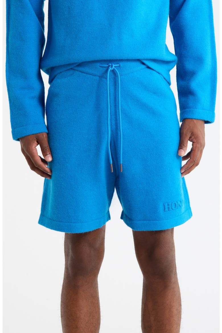 Honor Knit Shorts, Main, color, BLUE