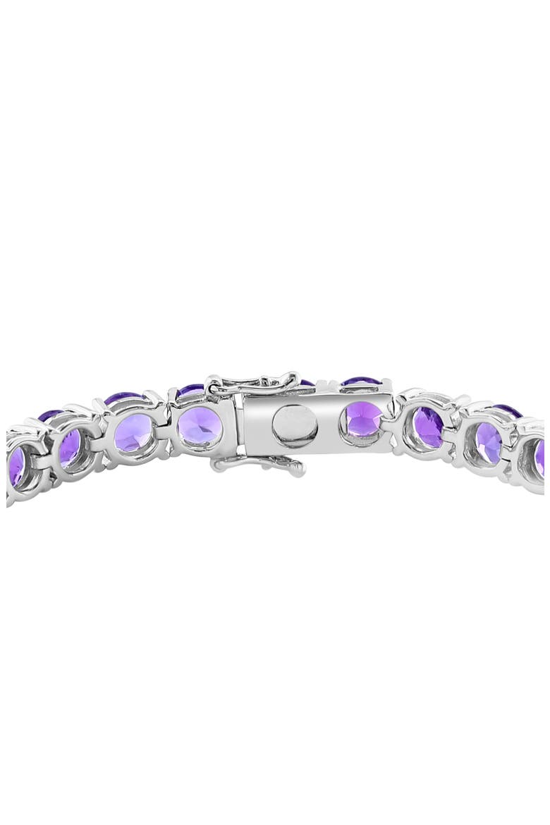 Sterling Silver Amethyst Tennis Bracelet, Alternate, color, SILVER