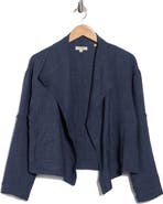 MAX STUDIO Textured Drape Jacket