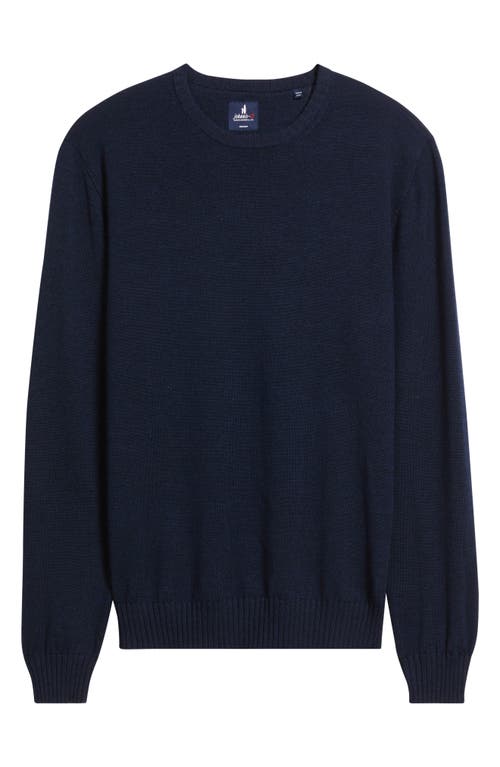 Johnnie-o Ronald Merino Wool Sweater In Blue