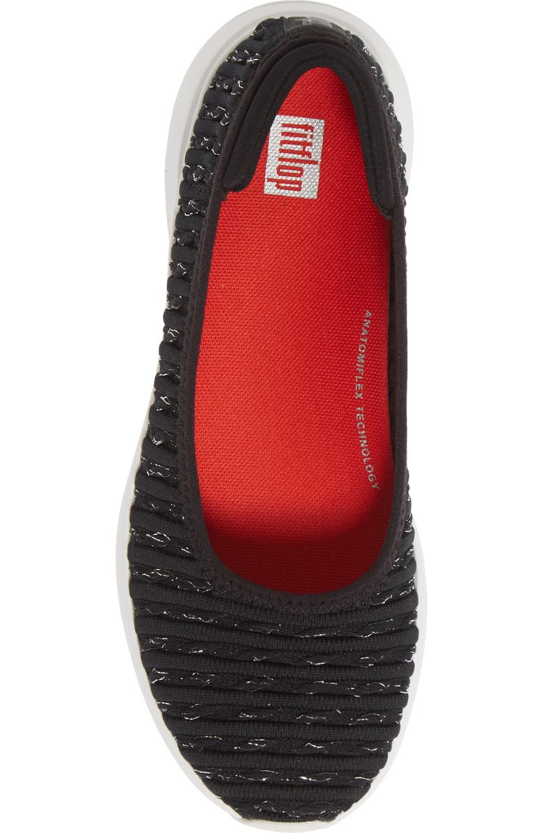 FitFlop Knit Ballerina Flat, Alternate, color,