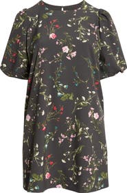 SUGARLIPS Morrigan Bubble Sleeve Shift Dress