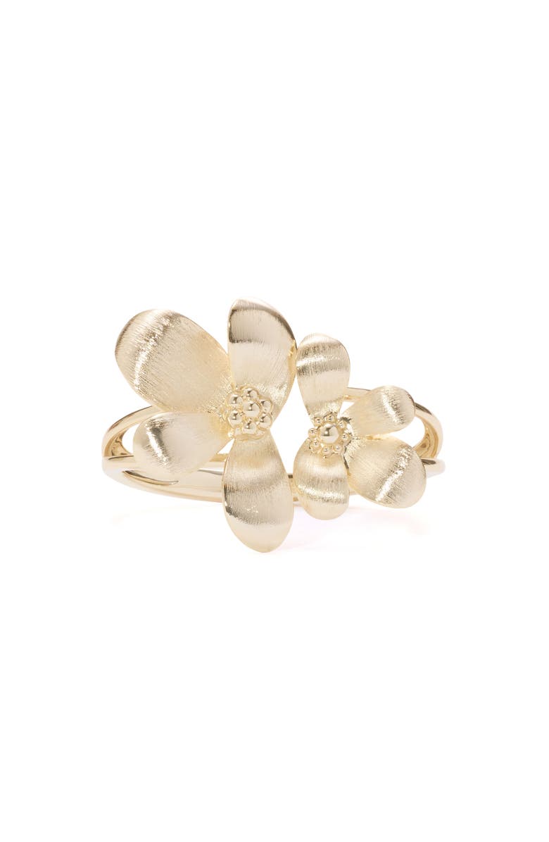 Ramy Brook Anya Flower Bracelet, Main, color, Gold