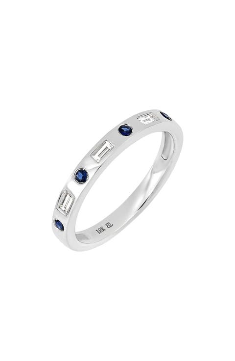 Sapphire & Diamond Ring