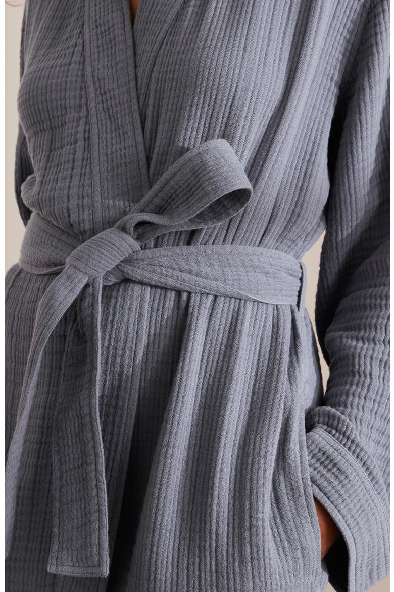 Dream Rib Organic Cotton Robe, Main, color, MINERAL