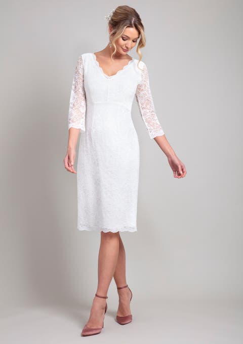 Anya V-Neck Lace Wedding Dress