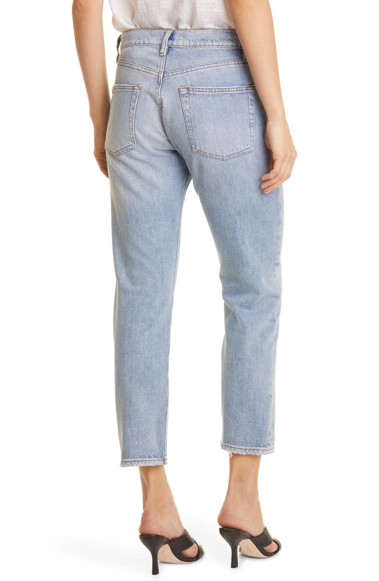 FRAME Le Pixie Slouch High Waist Straight Leg Jeans, Alternate, color,