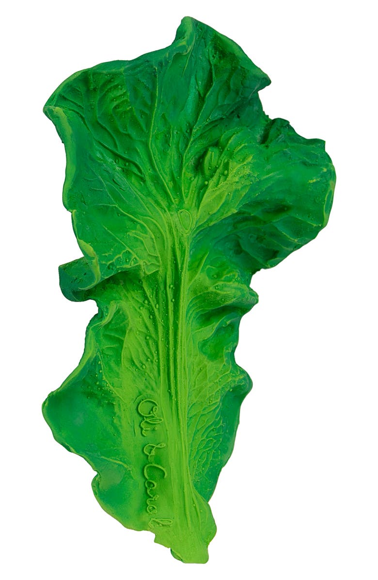 Oli&Carol Oli and Carol Kendall the Kale Teething Toy, Alternate, color,