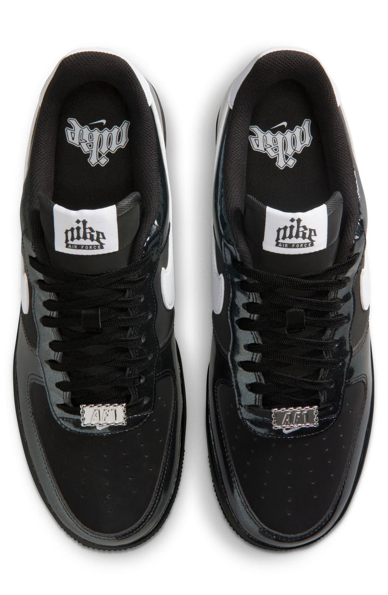 Nike Air Force 1 '07 LV8 Basketball Sneaker, Alternate, color, Black/ White