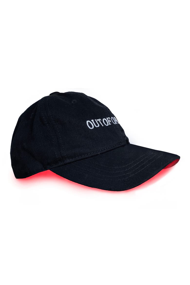 LED Hair Boost OOO Hat, Main, color, BLACK