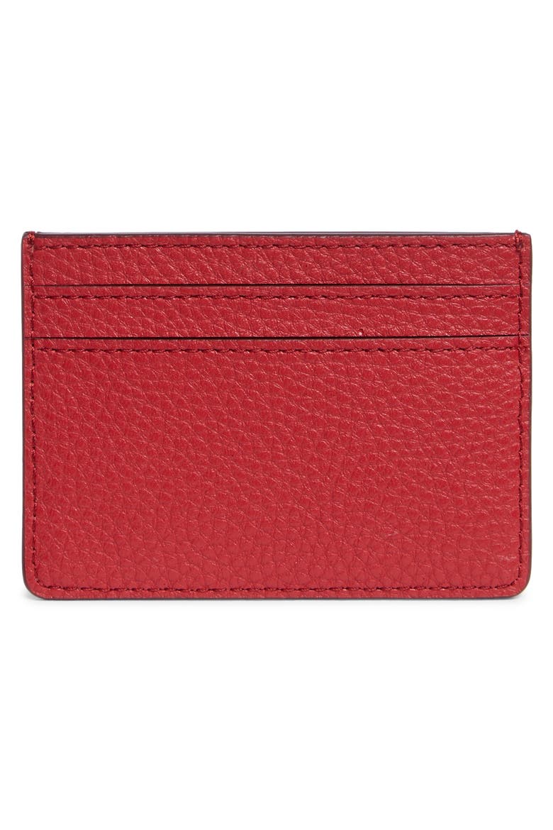 Bold SLG Card Case, Alternate, color, SAVVY RED